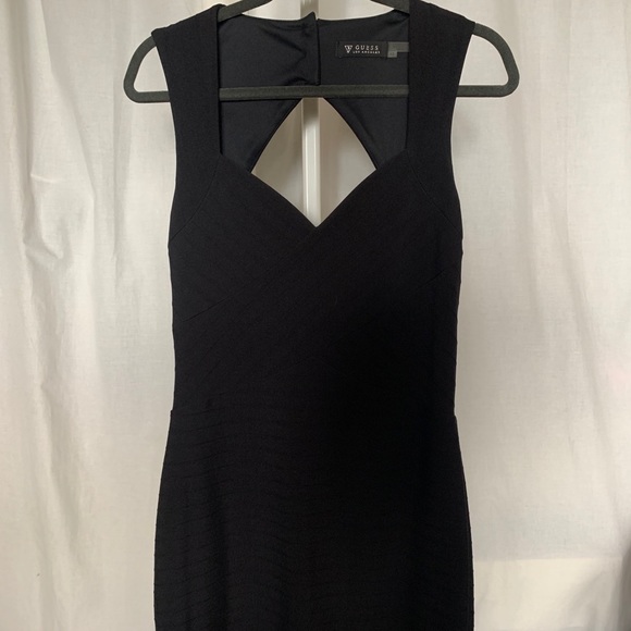 GUESS bodycon black mini dress - Picture 1 of 4